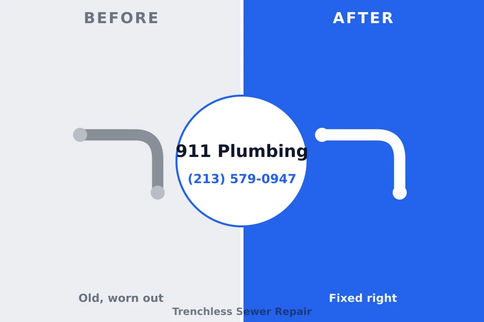 Before and after: plumbing company Rochester, MI